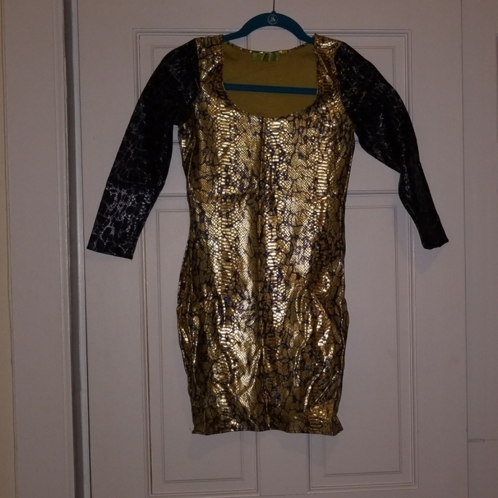 Snakeskin like dress